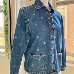 Thrifted jean jacket